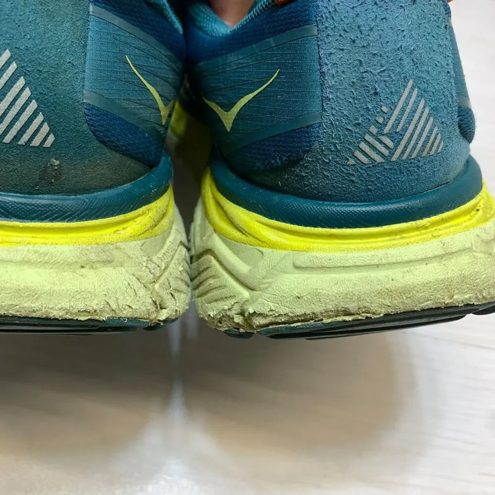 HOKA ONE‎ ONE Stinson ATR 6 Men’s Trail Running Shoes Blue Yellow Size 13